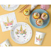 Picture of UNICORN PAPER PLATES 18CM - 6 PACK